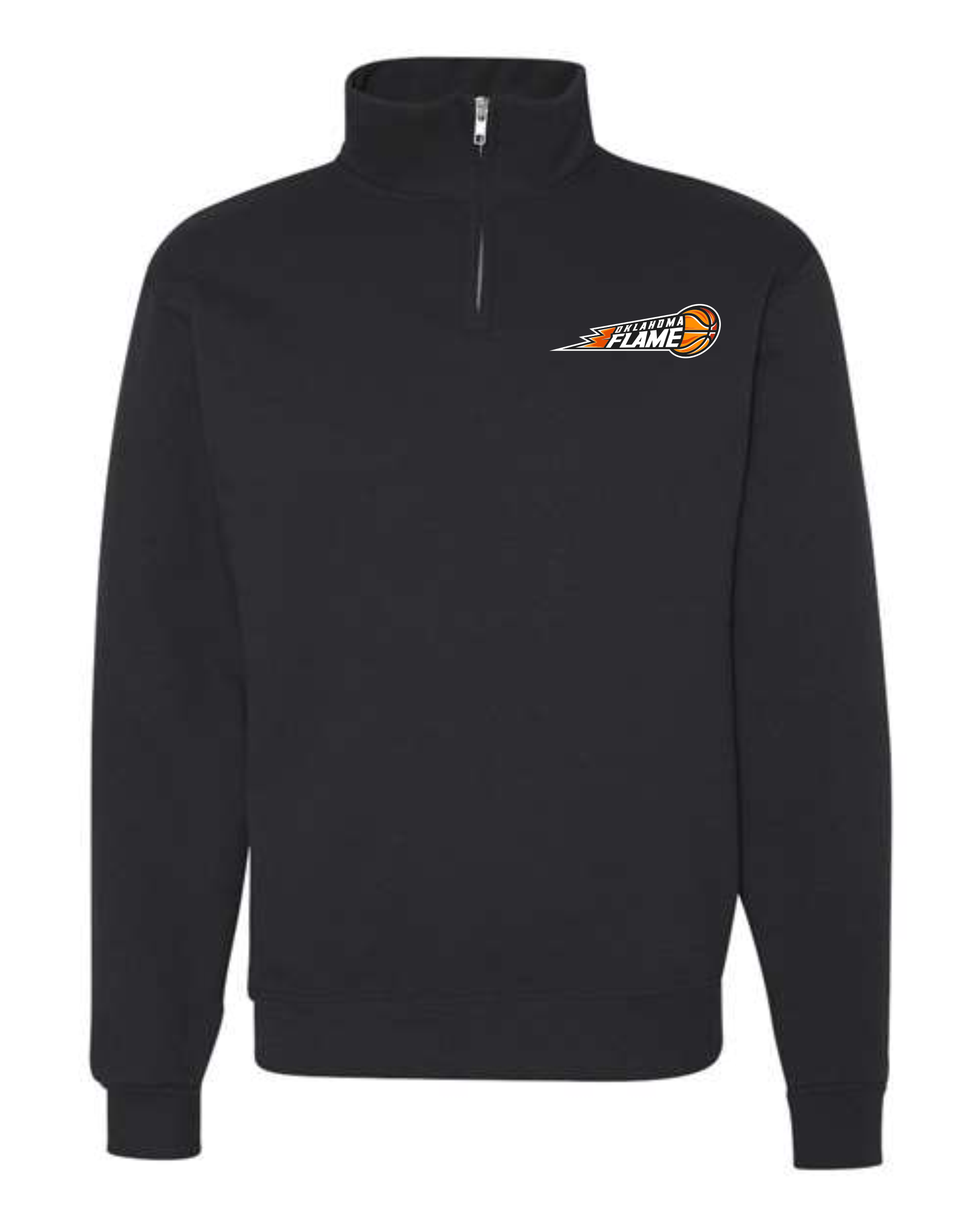 Oklahoma Flame Fleece Quarter-Zip Sweatshirt