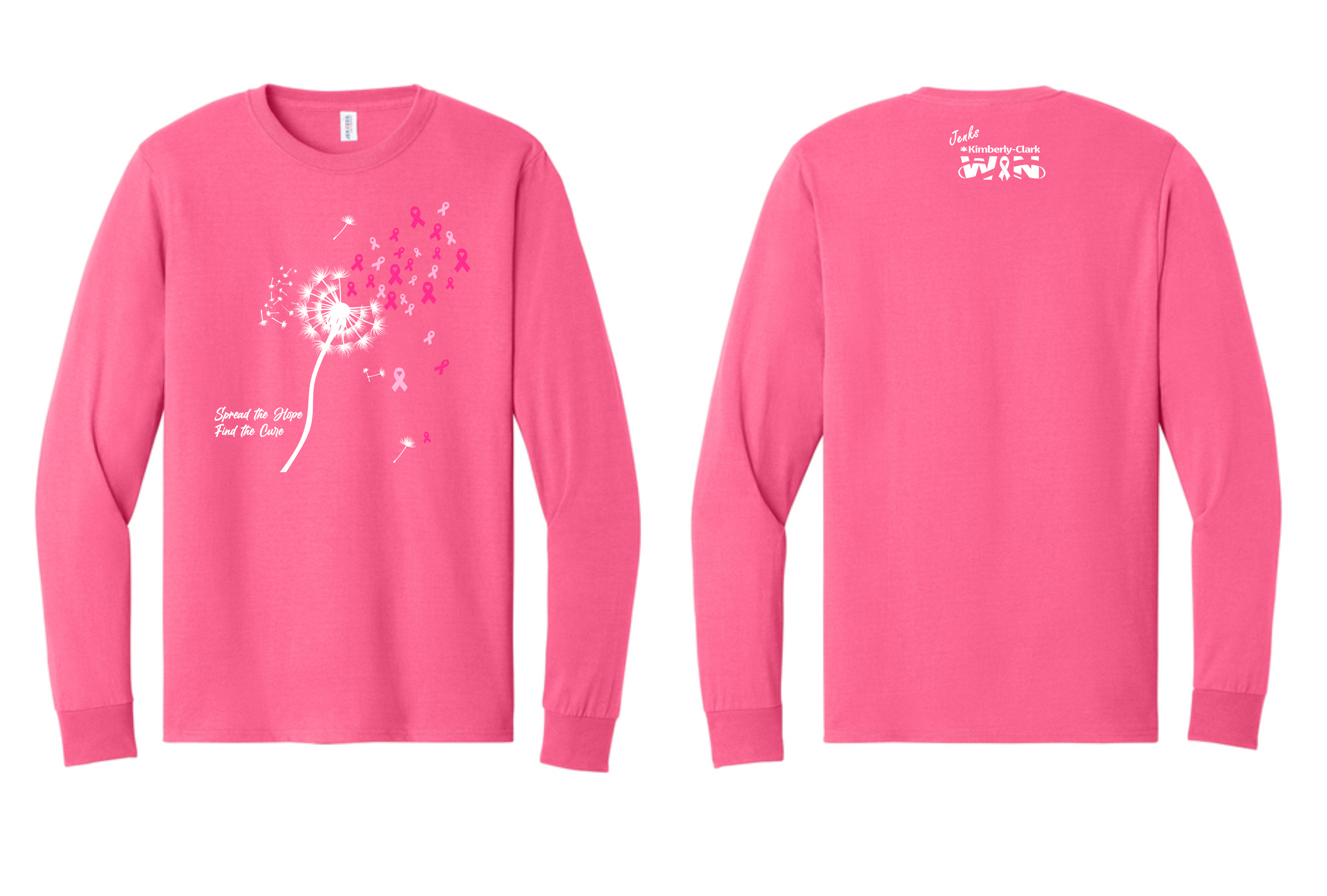 Kimberly Clark Pink Long Sleeve Tee