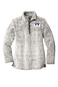 Glenpool Band Women's Cozy 1/4-Zip Fleece GREY