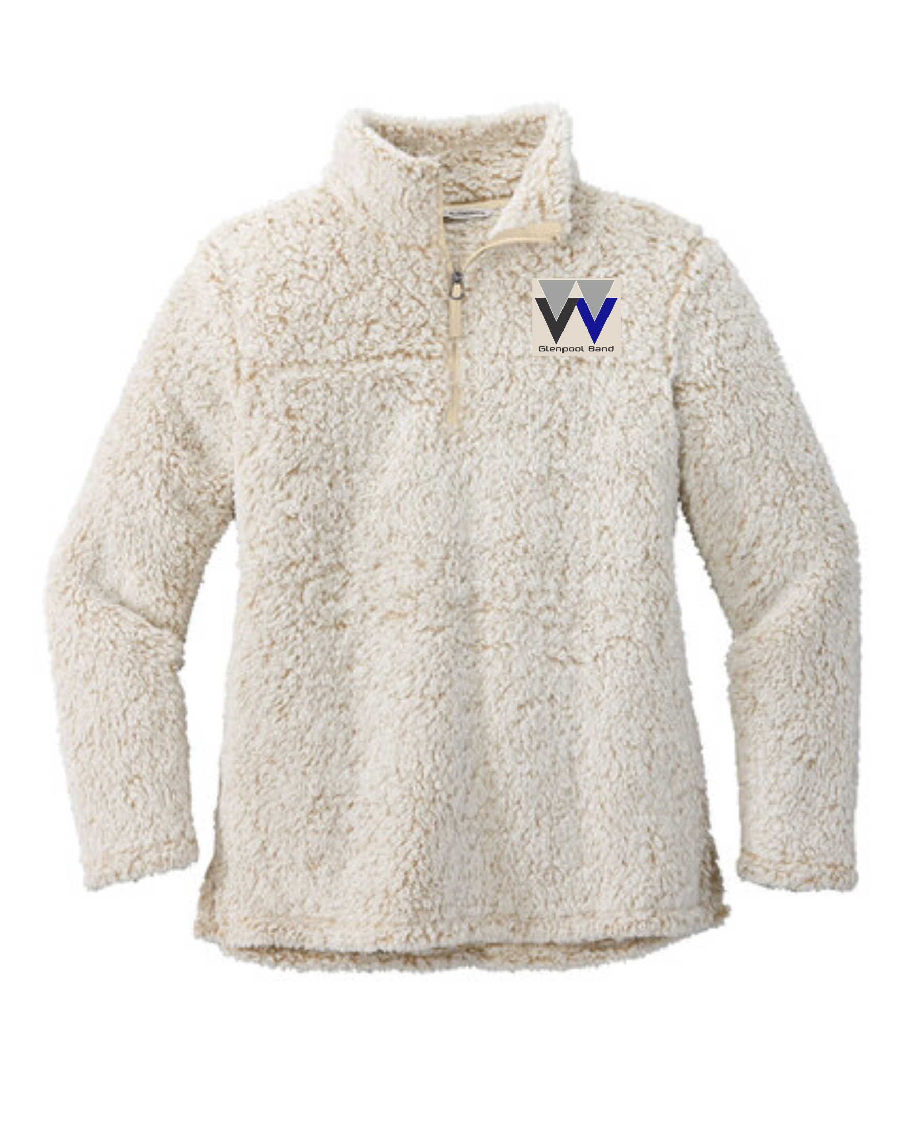 Glenpool Band Women's Cozy 1/4-Zip Fleece OATMEAL