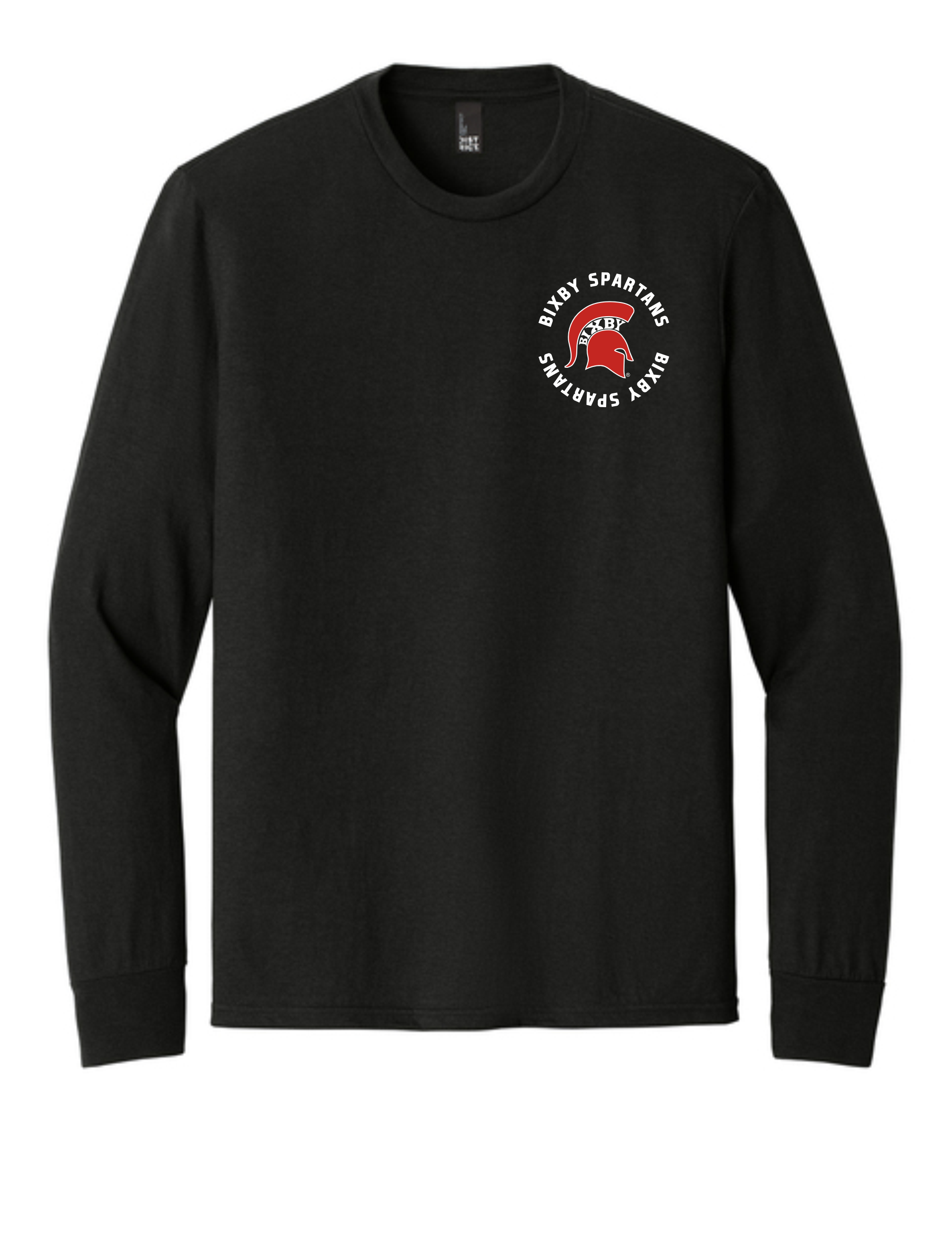BMS Bixby Left Chest Tri Blend LONG SLEEVE BLACK