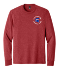 BMS Bixby Left Chest Tri Blend LONG SLEEVE RED