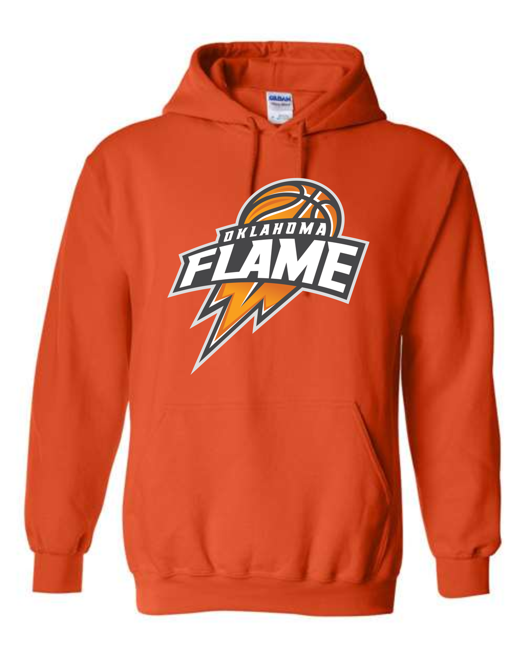 Oklahoma Flame Ball Logo Sweatshirts ORANGE