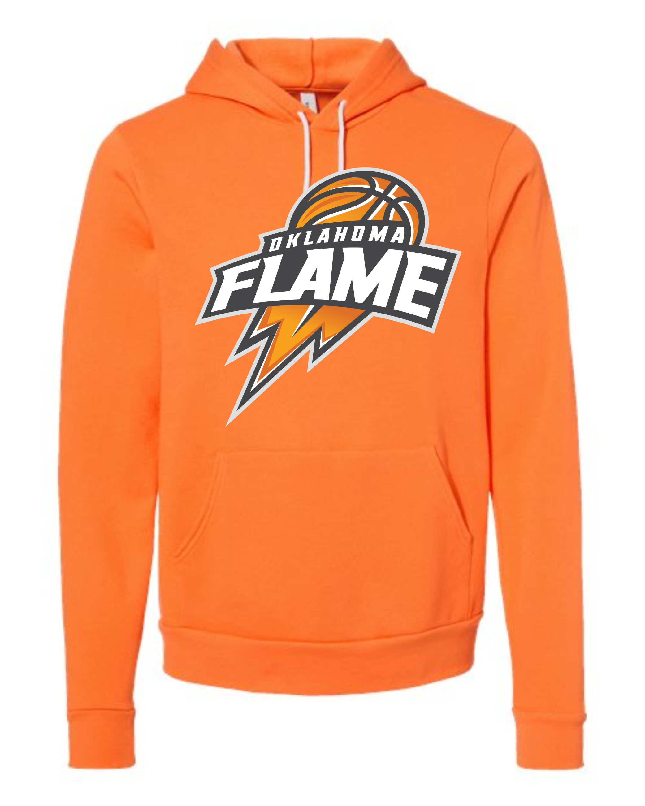 Oklahoma Flame Ball Logo Sweatshirts ORANGE