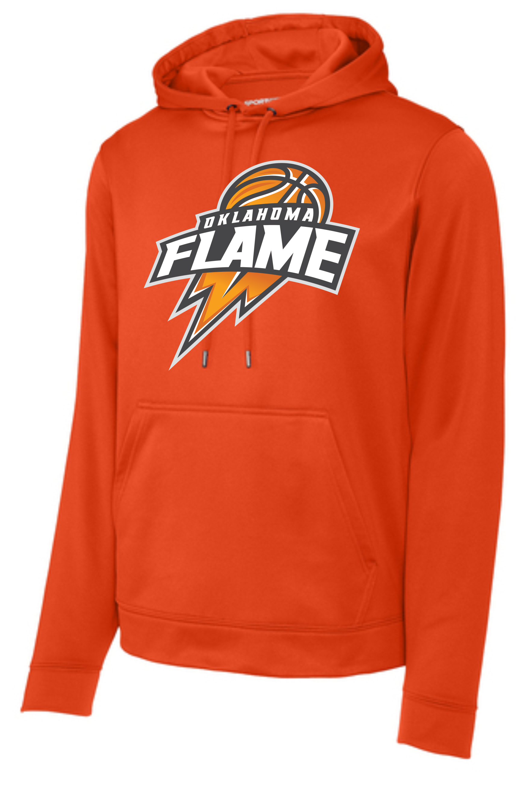 Oklahoma Flame Ball Logo Sweatshirts ORANGE