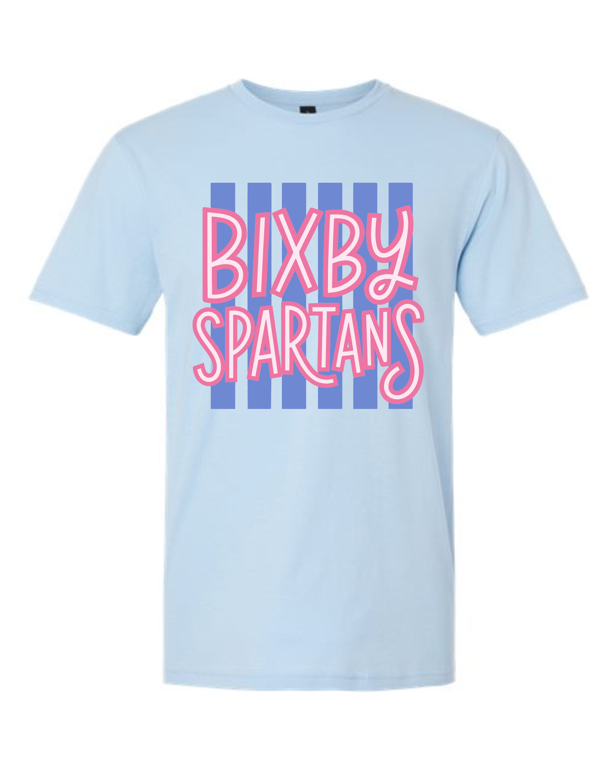 Bixby Cabana Stripes SoftStyle LT BLUE