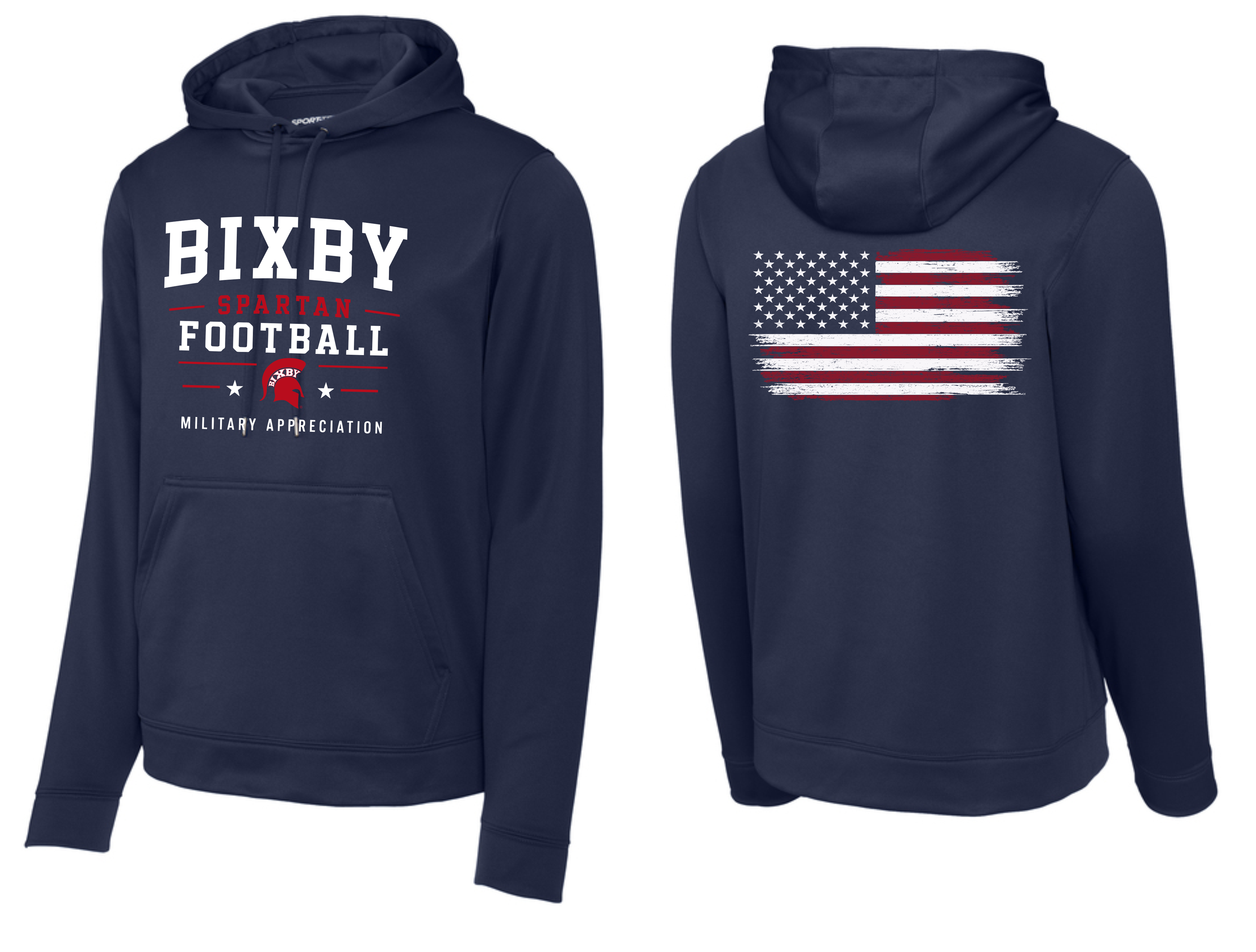 Military Appreciation Flag Hoodies