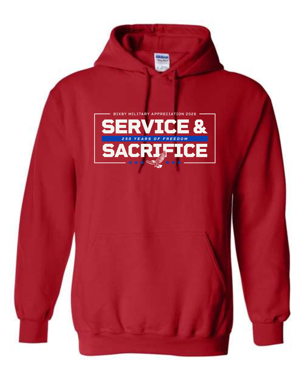 Military Appreciation Red Hoodies