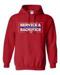 Military Appreciation Red Hoodies