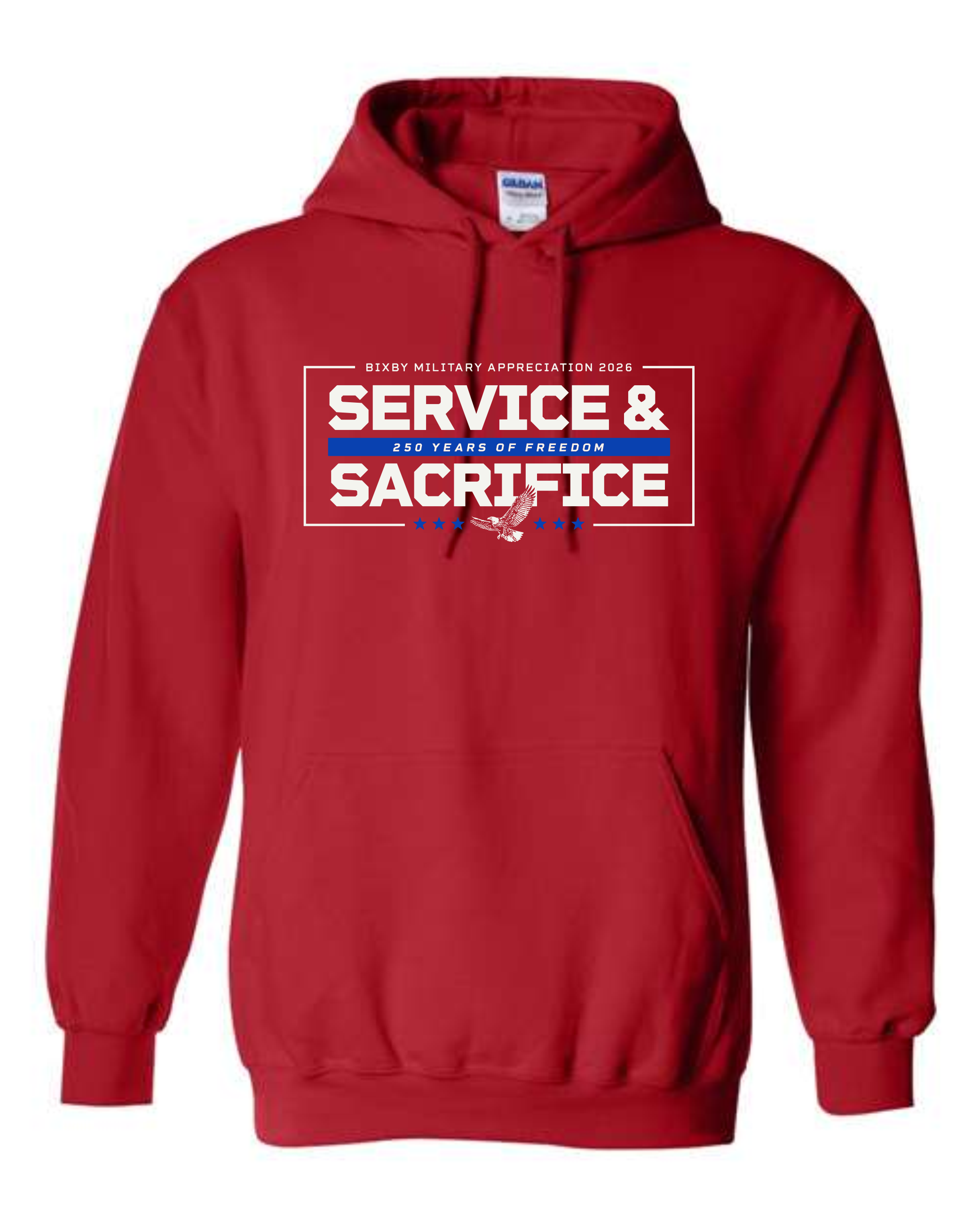 Military Appreciation Red Hoodies