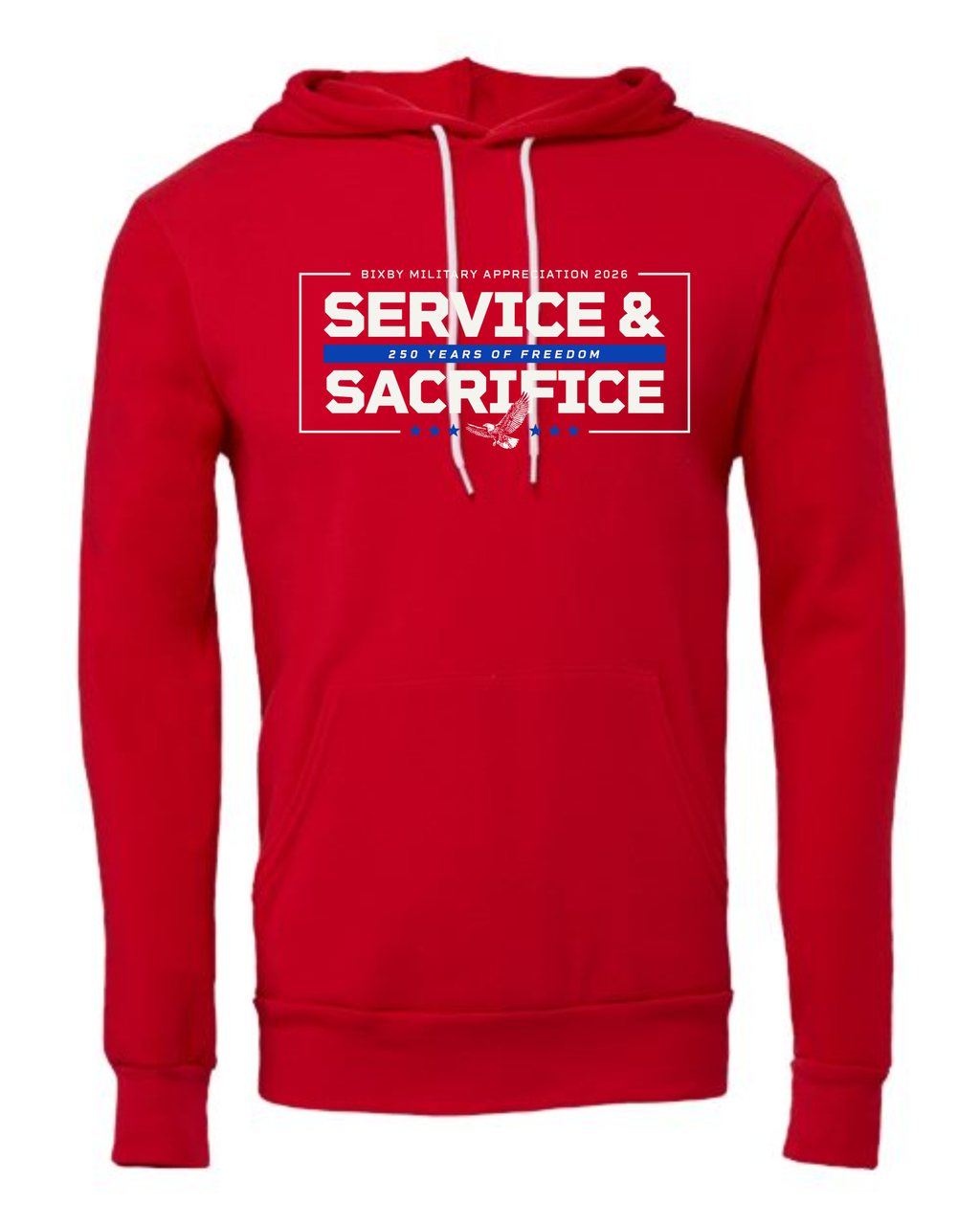 Military Appreciation Red Hoodies