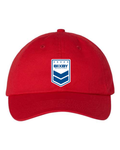 Military Appreciation Washed Dad Cap RED