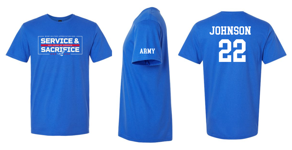 Military Appreciation Royal T-Shirts