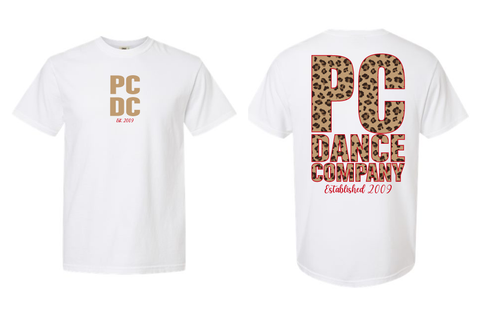 PC Dance Leopard Comfort Colors T-Shirt