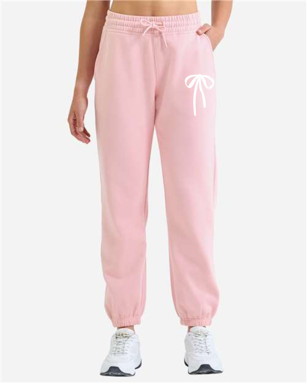 Flourish Pink Bow Joggers ADULT