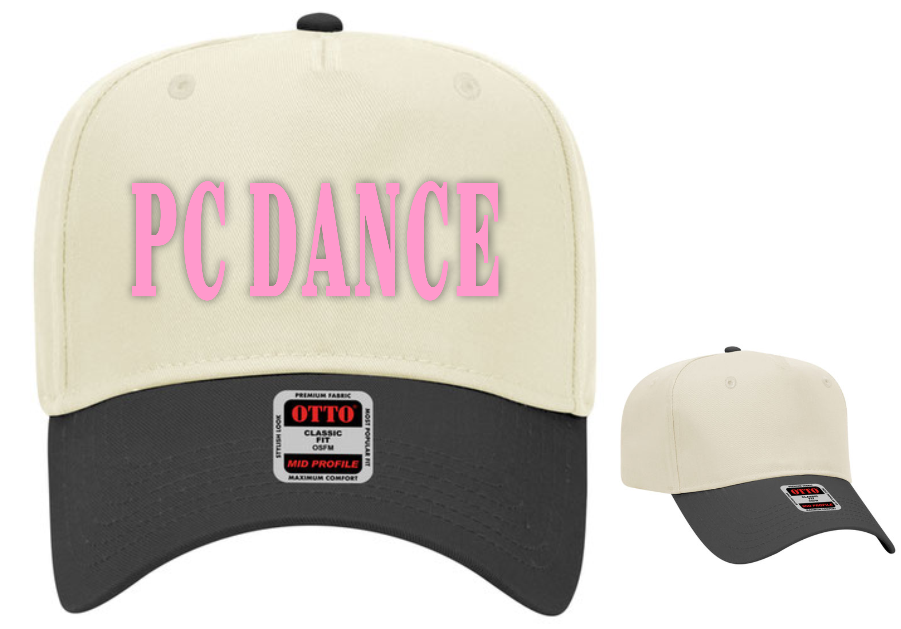 PC Dance PUFF Embroidered Hat (Pink)