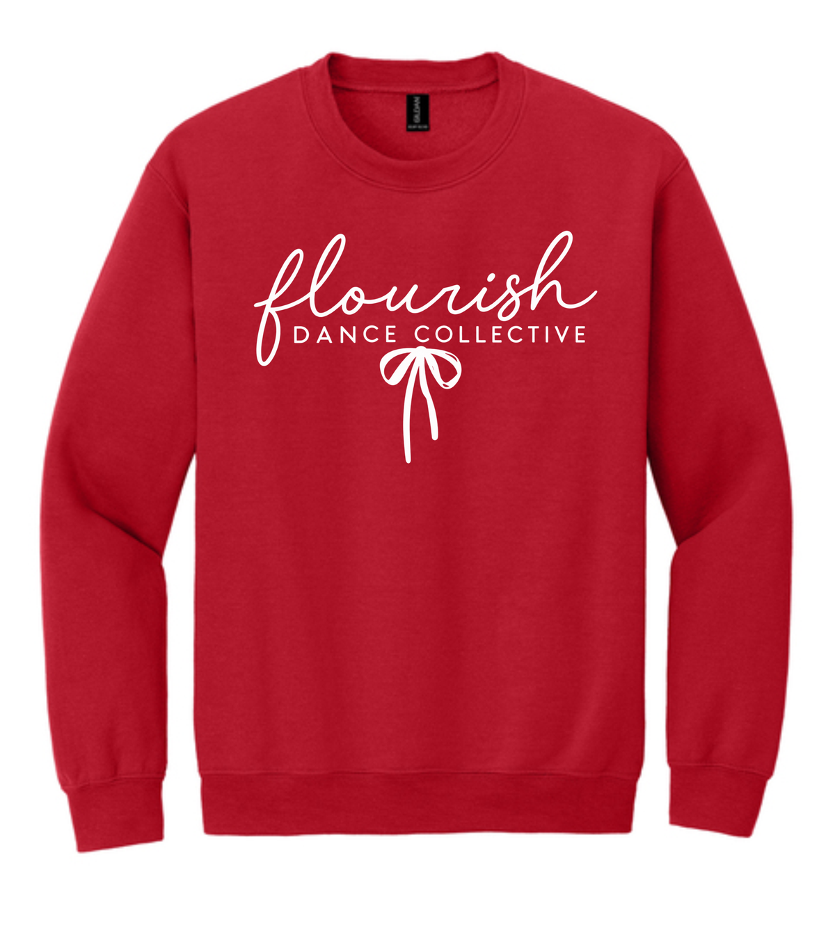 Flourish Red Bow Crew