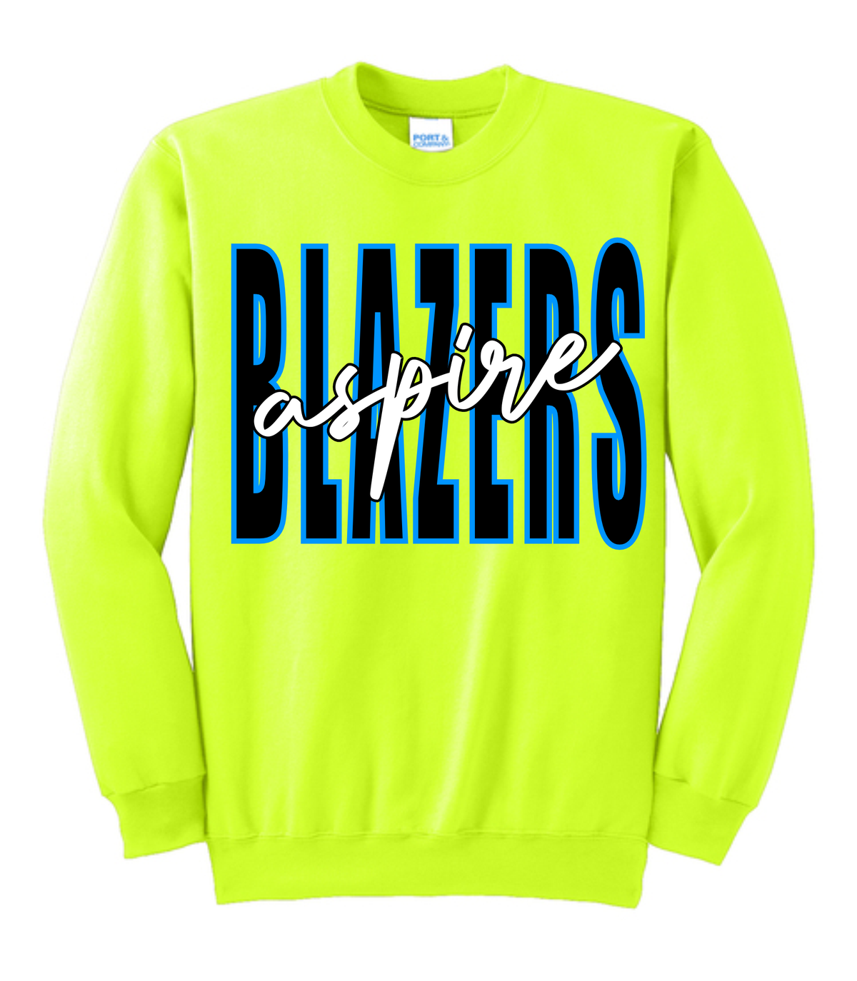 Blazers Safety Green Crew
