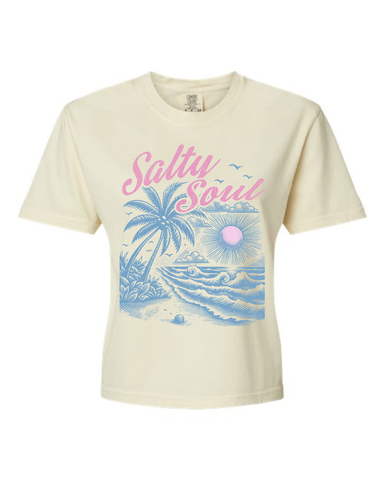 Salty Soul Cropped Comfort Colors
