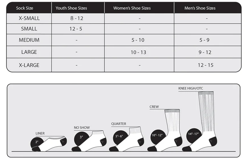 Spartan Gray Crew Socks