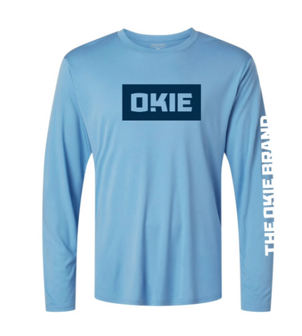 Okie Performance SPF LS T- Blue