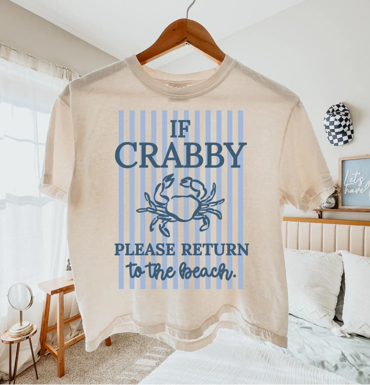 Return to the Beach Boxy Comfort Colors BLUE