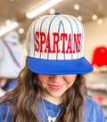Bixby Red Pinstripe Spartans Cap