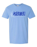 Spartan Blue Basketball T-Shirt