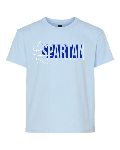 Spartan Blue Basketball T-Shirt