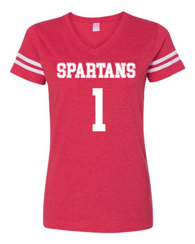 LADIES Jersey Tee RED