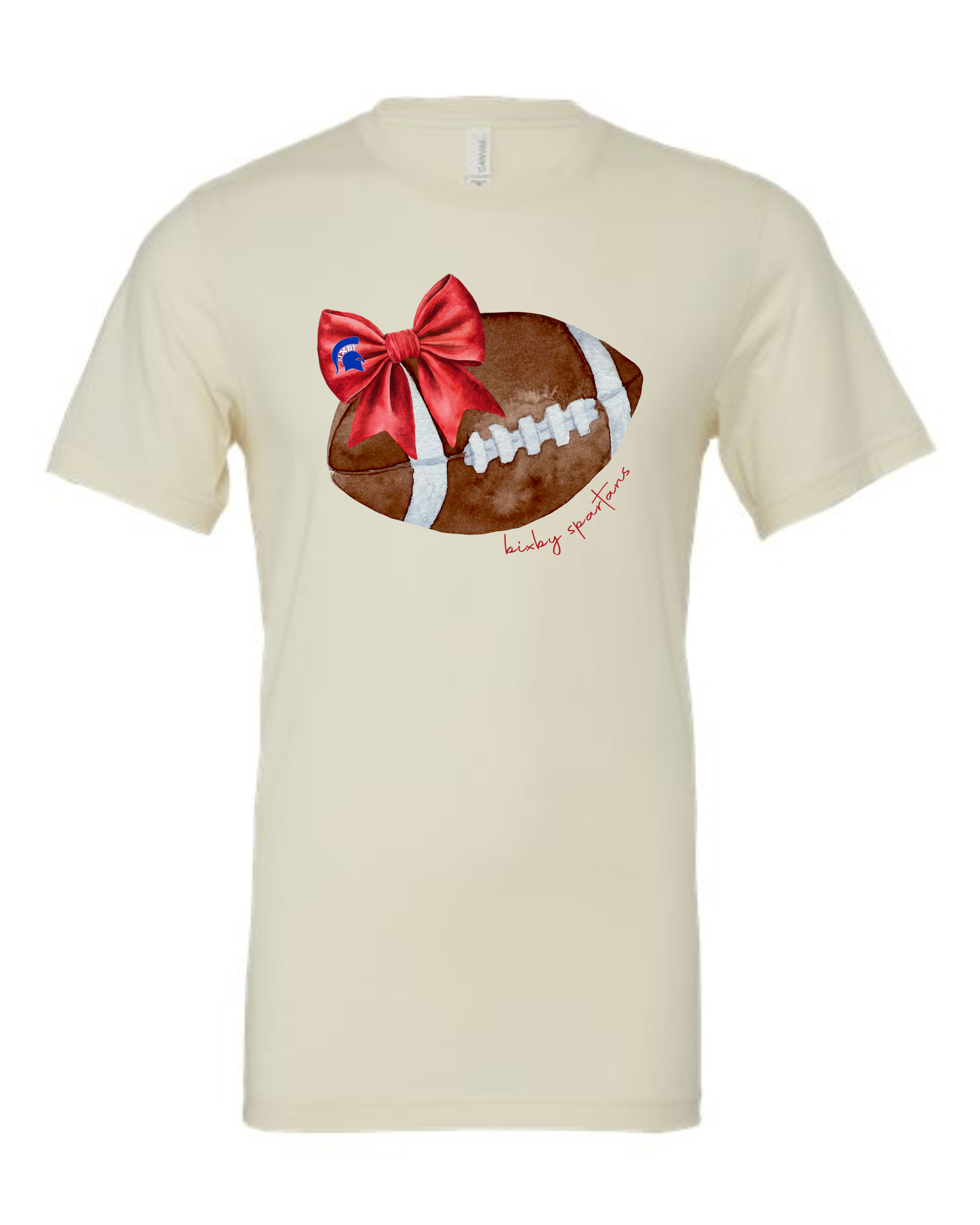 Bixby Football Bow T-Shirt