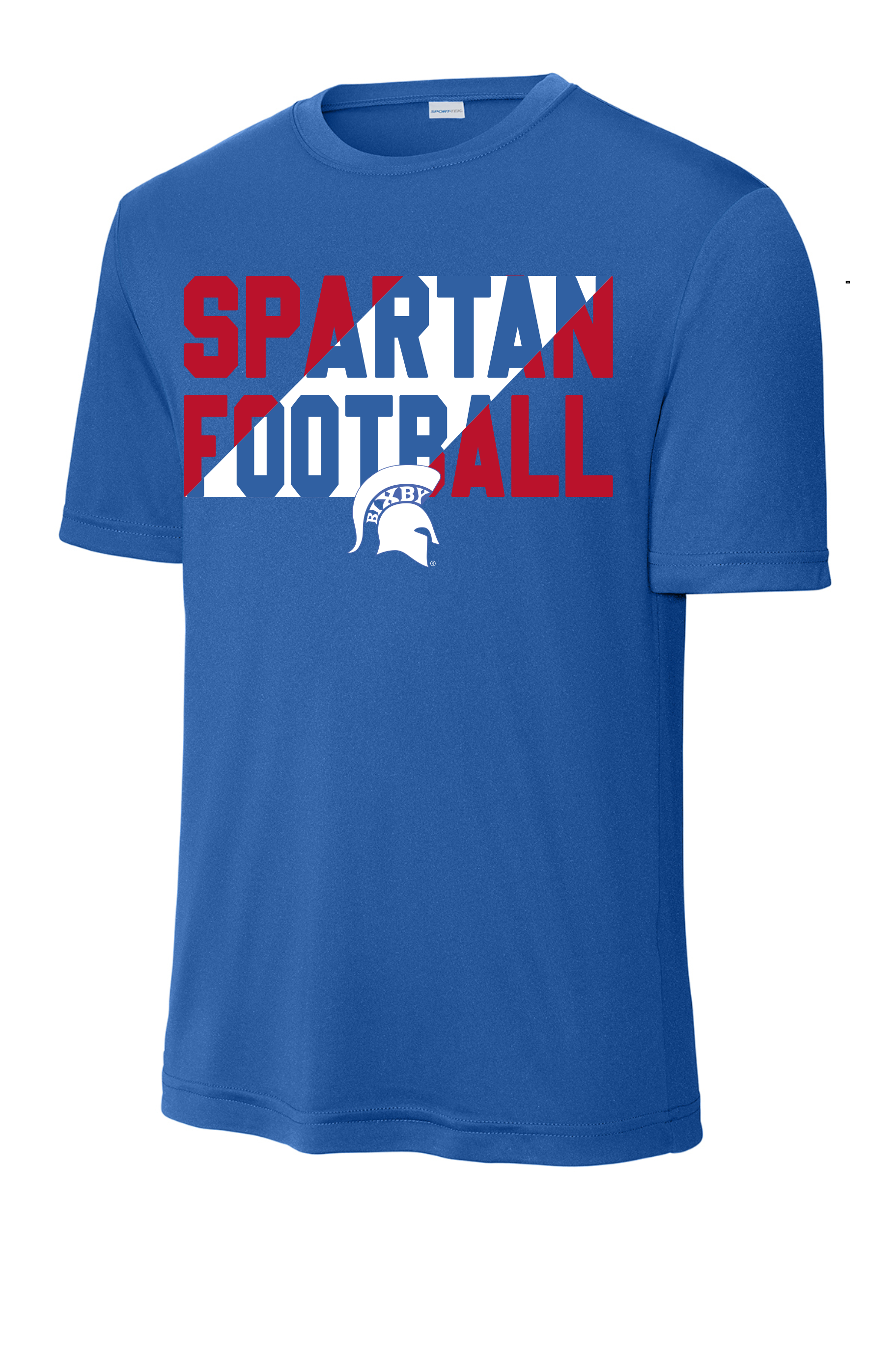 Spartan Football Color Block Dri Fit T-Shirt
