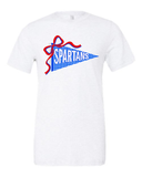 Spartans Gingham Pennant Tees WHITE