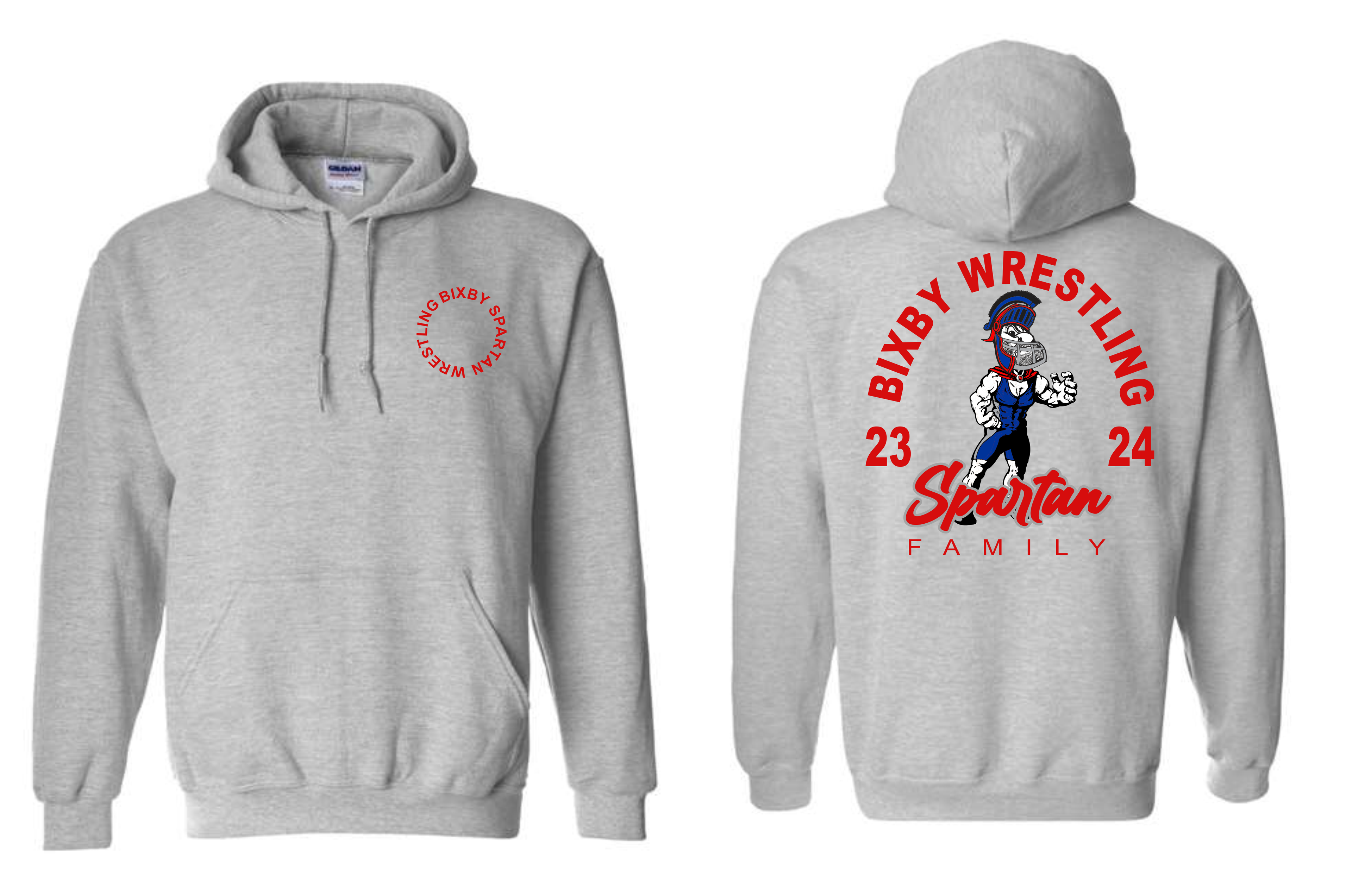 Sparky Spartan Wrestling Hoodie