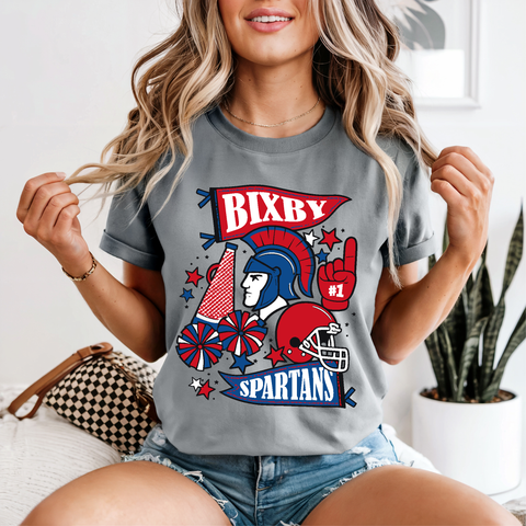 Bixby Football Collage T-Shirts