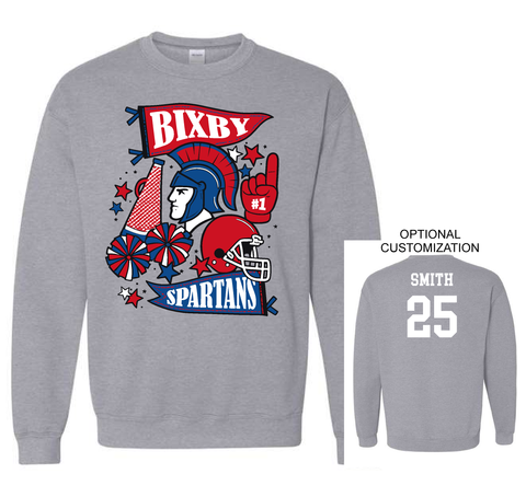 Bixby Football Collage Sweatshirts