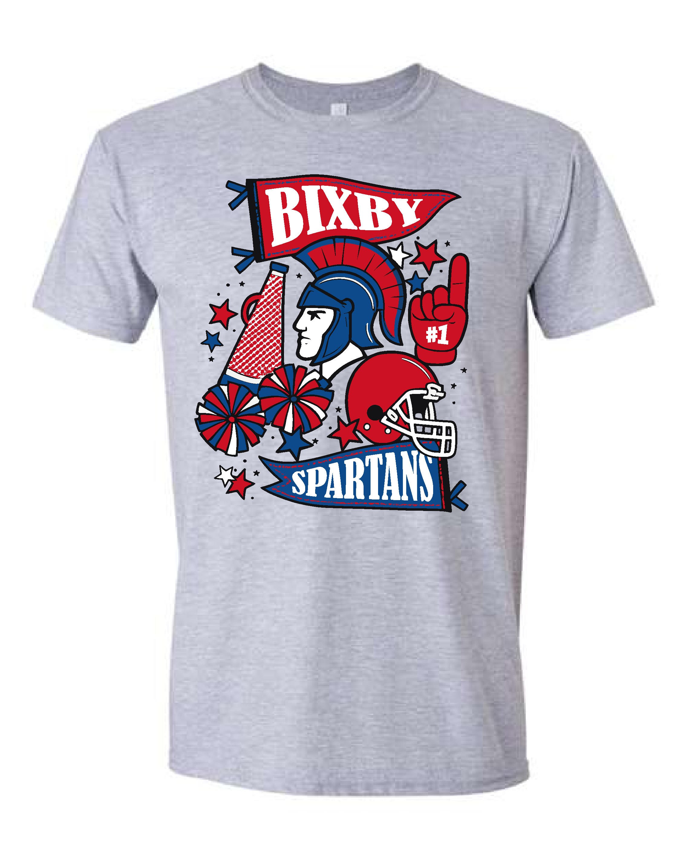 Bixby Football Collage T-Shirts