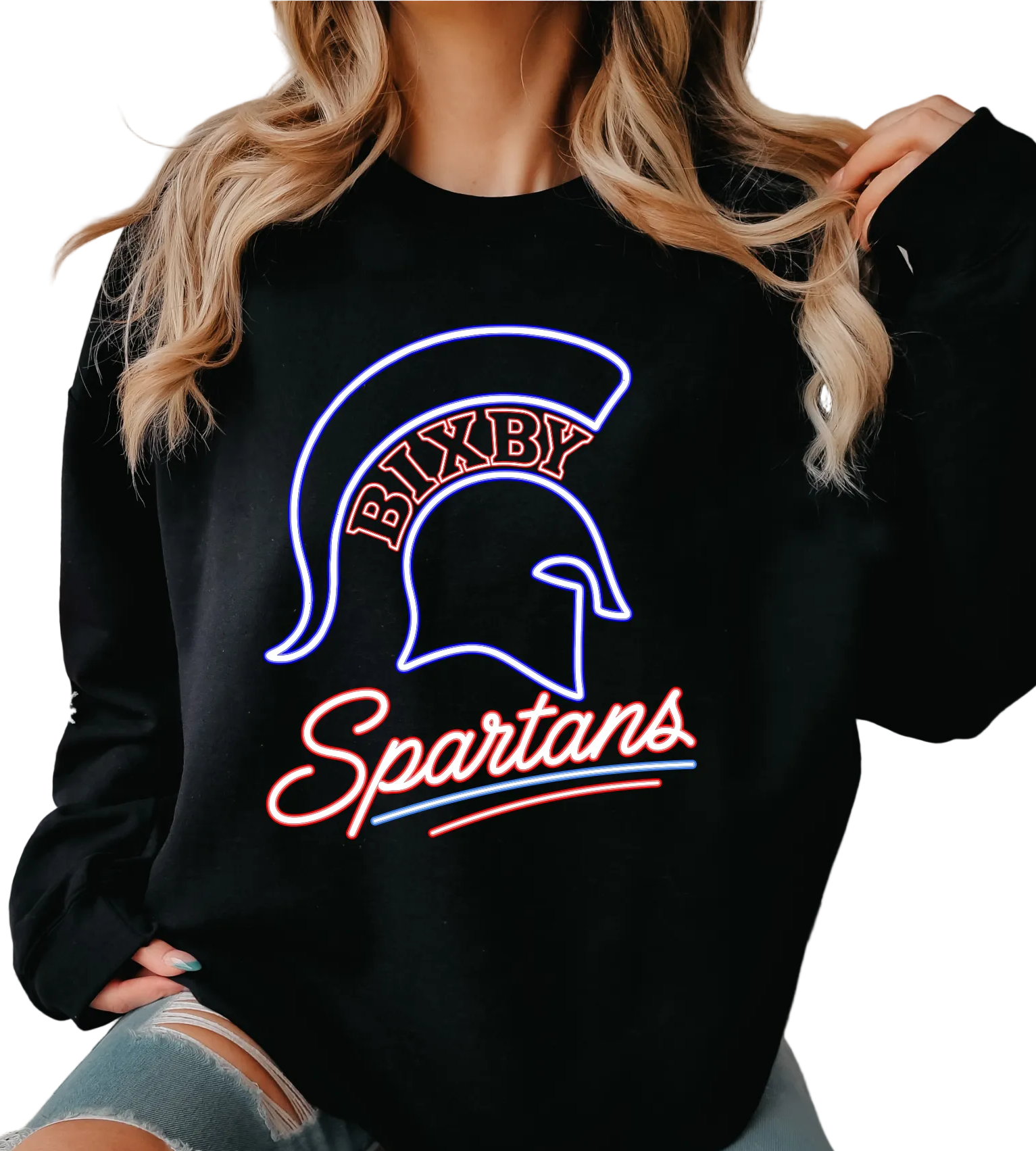 FLASH SALE Spartans Neon Lights Crew