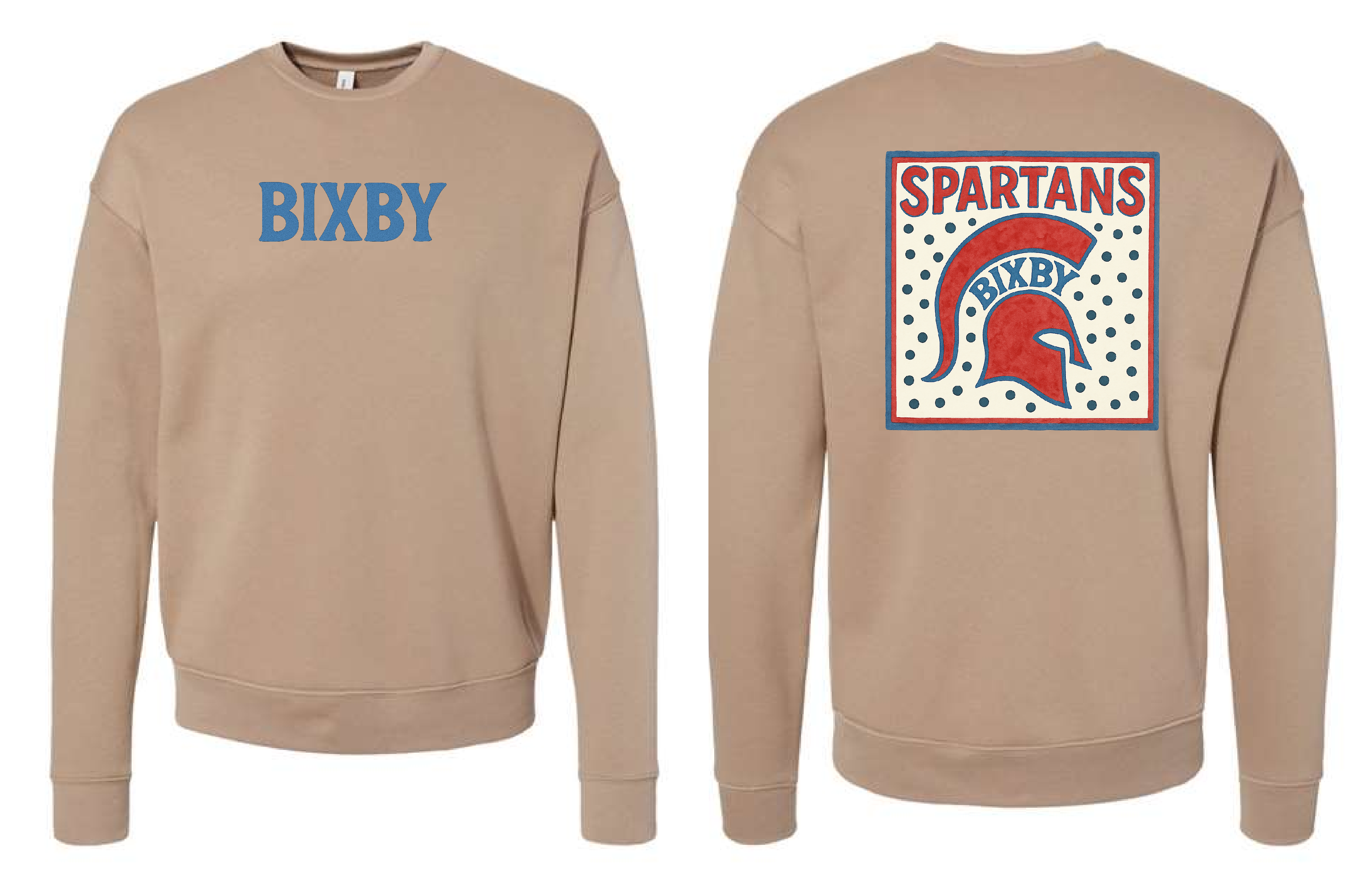 Bixby Watercolor Dots Sweatshirts
