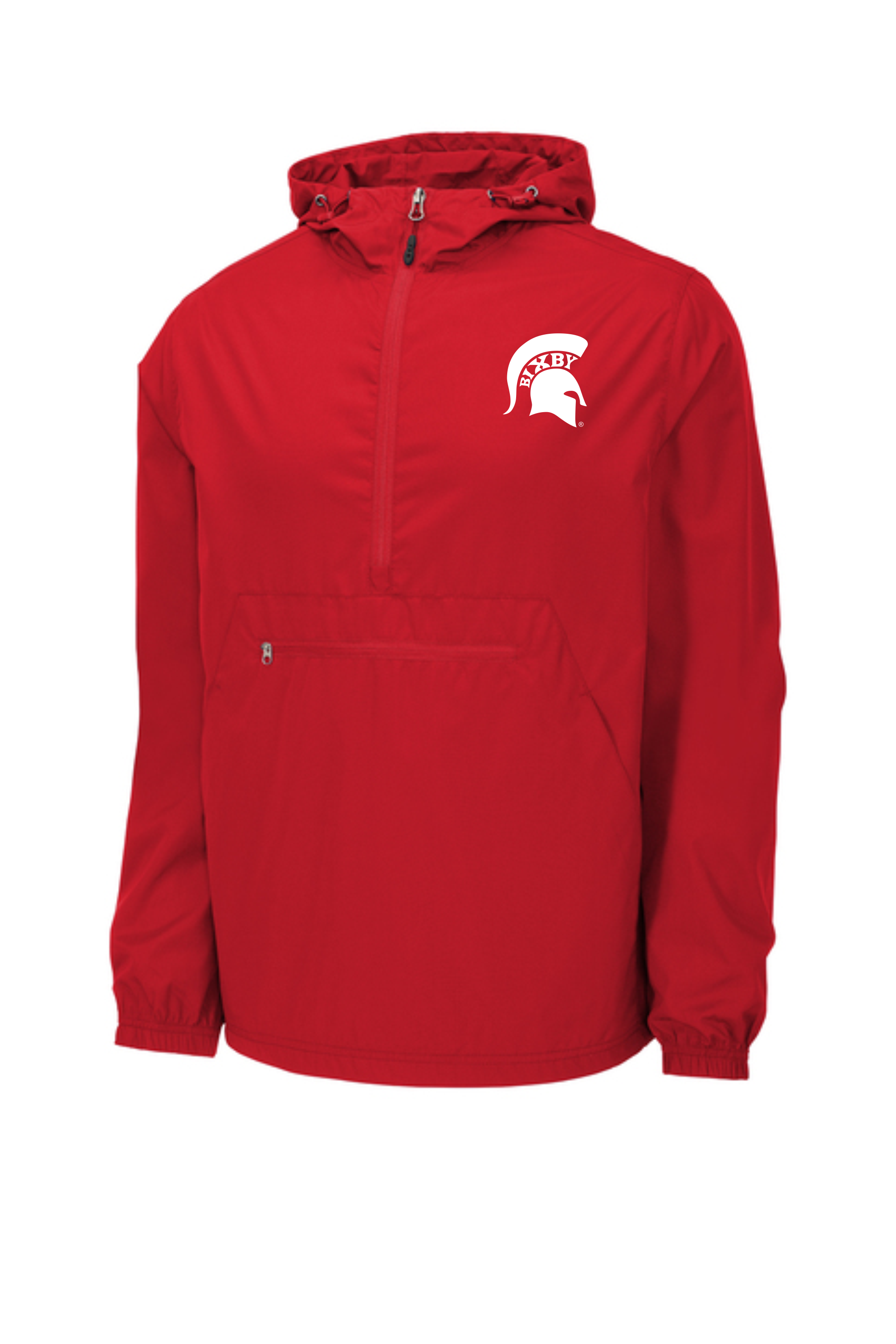 BMS Sport-Tek® Packable Anorak RED