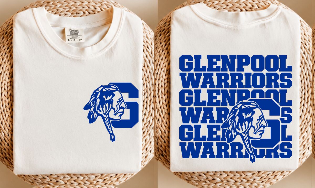 Glenpool Stacked Logo Comfort Colors