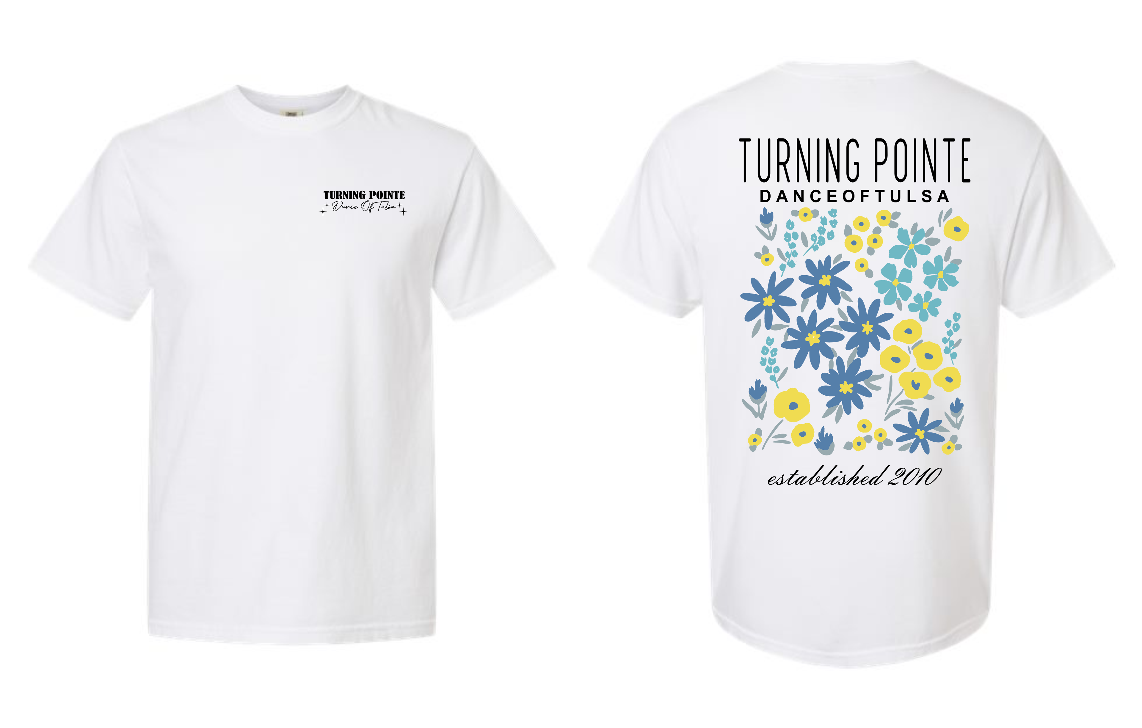 Turning Pointe Floral Shirts