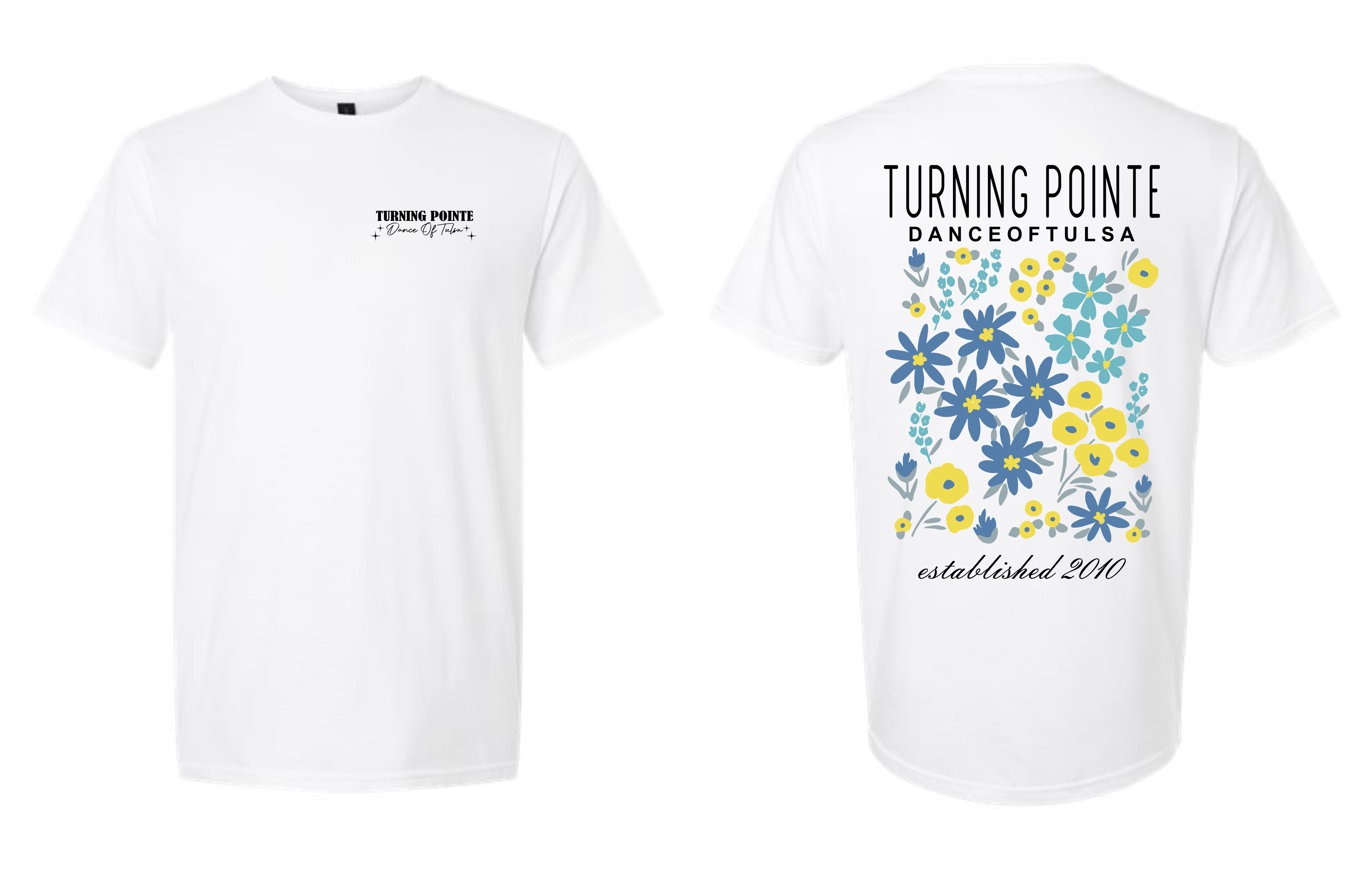 Turning Pointe Floral Shirts