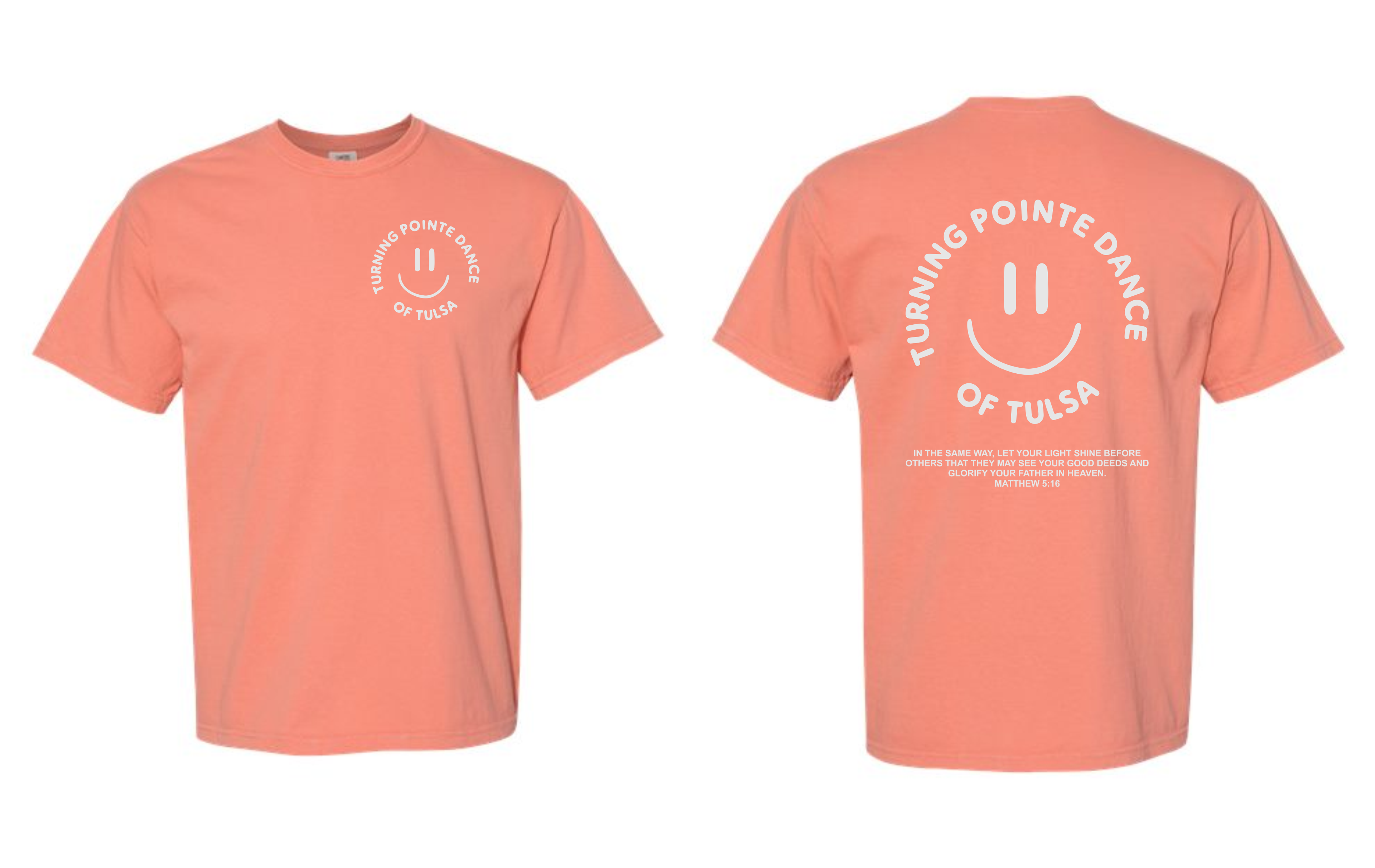 Turning Pointe Smiley Comfort Colors T-Shirt