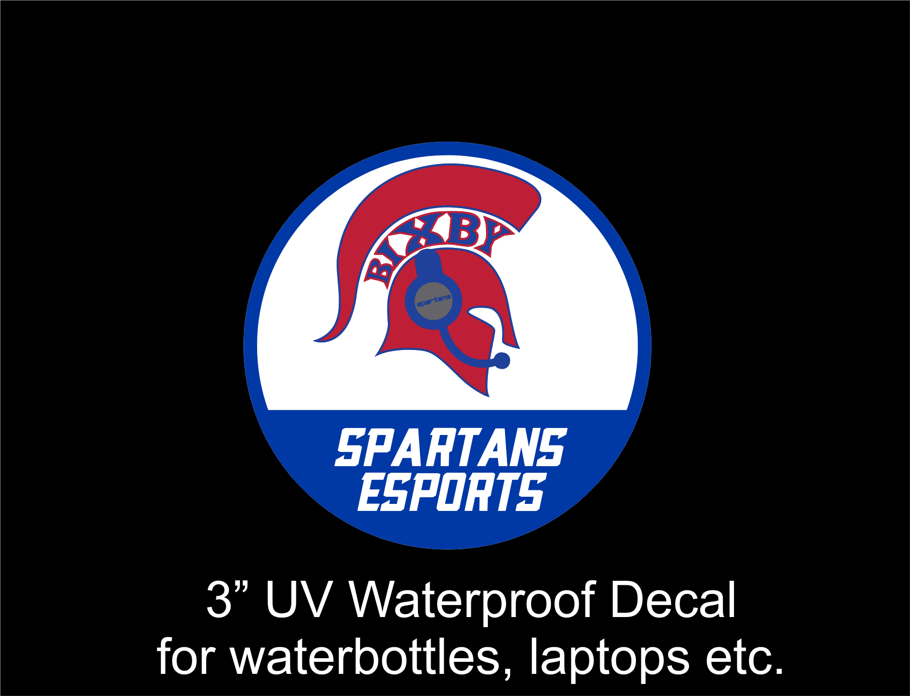 Bixby Esports 3" UV Decal