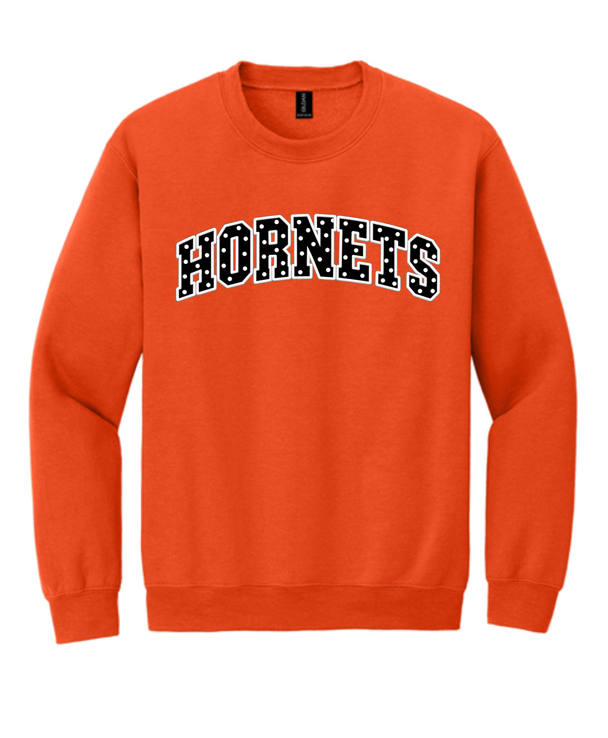 Hornets Varsity Polka Dots Crew ORANGE