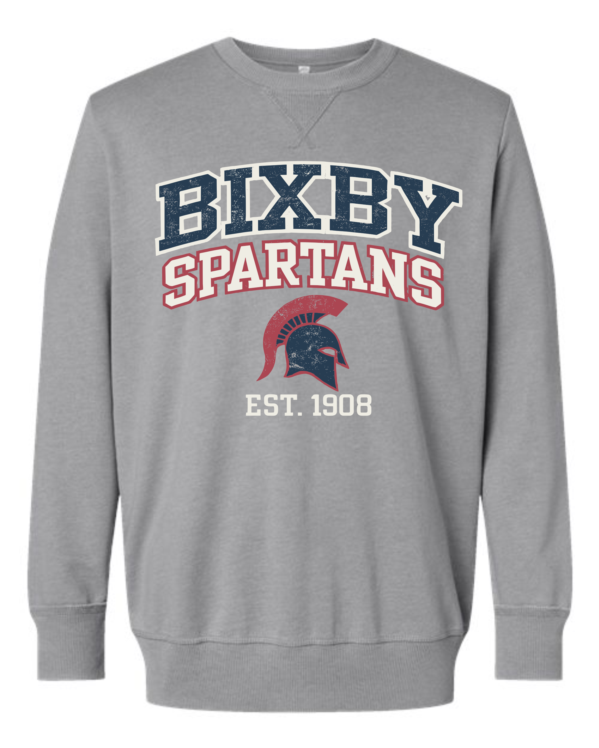 BMS Spartans LAT Vintage Wash Crew