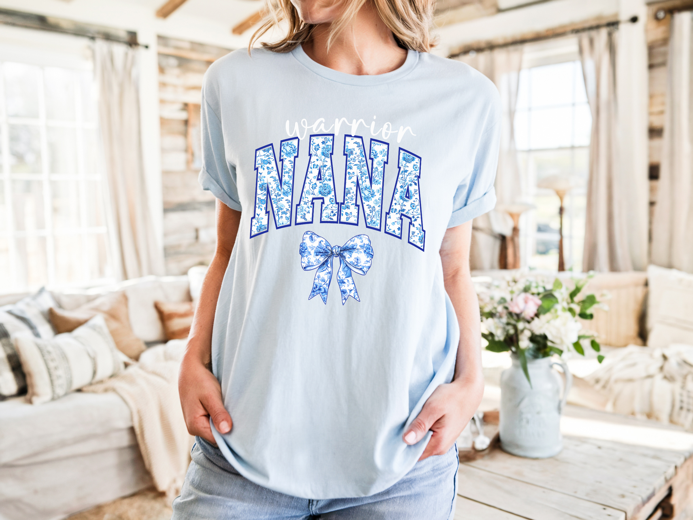Warrior Nana Bow T-Shirt