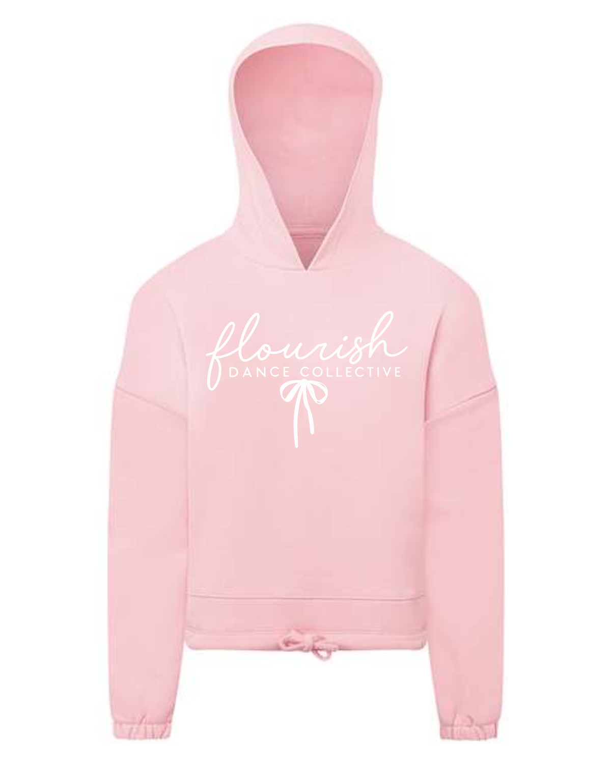 Flourish Pink Bow Hoodie YOUTH