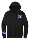 Volleyball Hoodie Customize BLACK